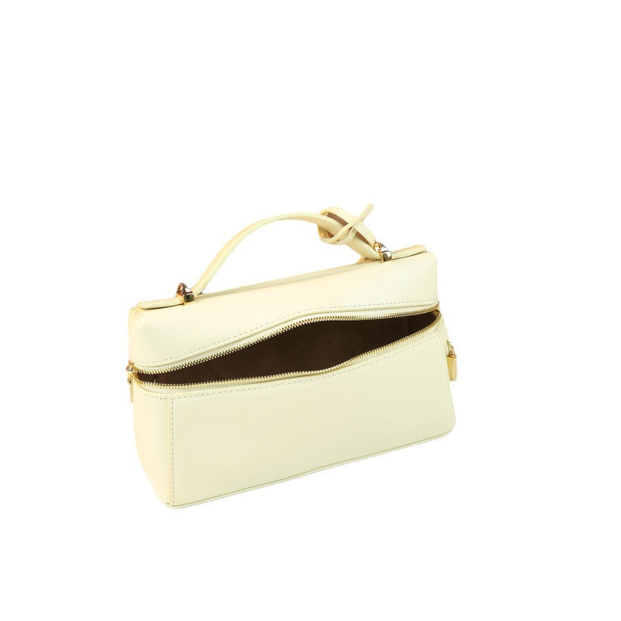 Solid Color Lunch Box Pillow Bag for Women Shoulder Crossbody Handbag, Minimalist High-Quality Purse with Versatile Everyday Style