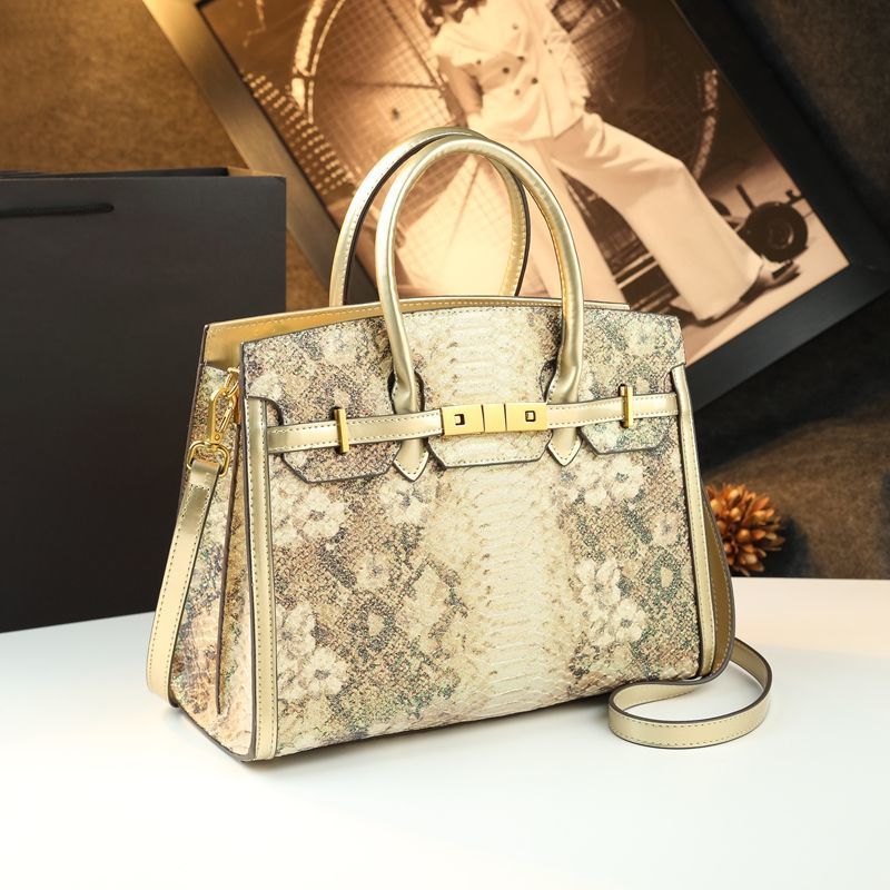 New Arrival Birkin-Inspired Light Luxury Tote Bag for Women, Unique Designer Top-Handle Handbag with Premium Sophisticated Design, Perfect Office Work Bag for Commute & Everyday