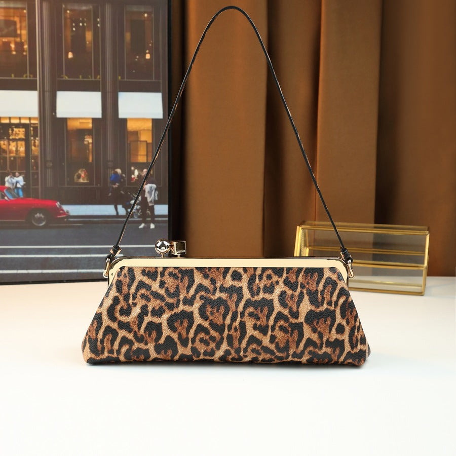 Round Ball Metal Clip Baguette Bag for Women Large Capacity Evening Shoulder Handbag, Premium Statement Purse with Unique Hardware Design