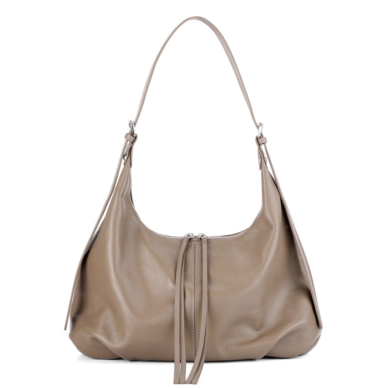 Trendy Tote Bag for Women Large Capacity Commuter Shoulder Underarm Handbag, Versatile Purse with Modern Everyday Style