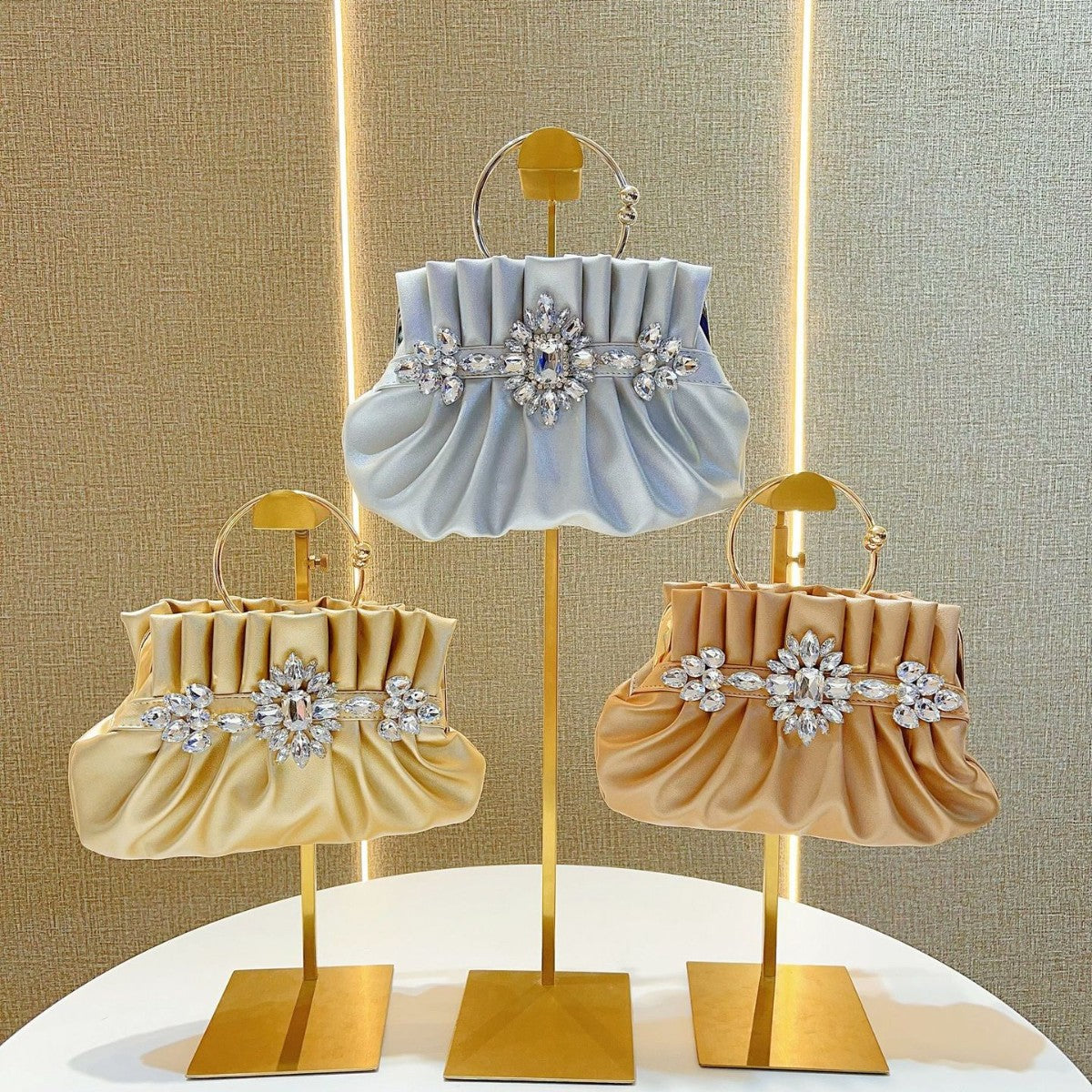 Dazzling Rhinestone-Embellished Evening Bag for Women, A Fashionable Top-Handle Crossbody Shoulder Handbag, Perfect for Birthday Wedding Banquets & Special Occasions