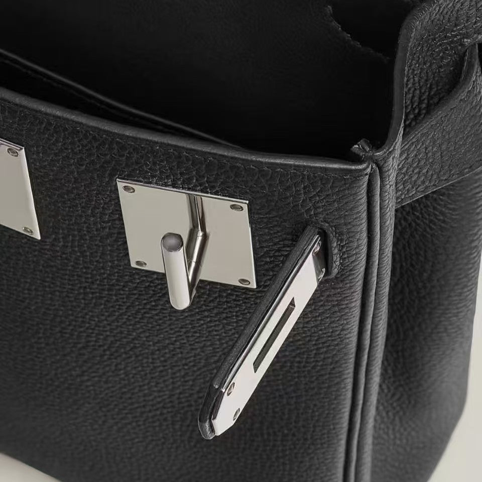 Genuine Top Layer Togo Pebbled Leather Chest Bag for Men and Women, Hermès-Style Unisex Waist Crossbody Shoulder Purse, Minimalist Fashionable Casual Daypack for Ladies and Gentlemen