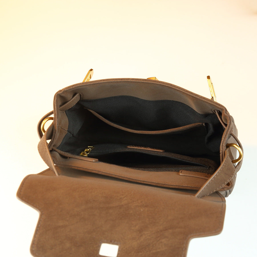 New Arrival Matte Academic Style Birkin-Inspired Tote Bag for Women, Premium Unique Design Top-Handle Crossbody Shoulder Handbag with Sophisticated Feel, Versatile Everyday Purse