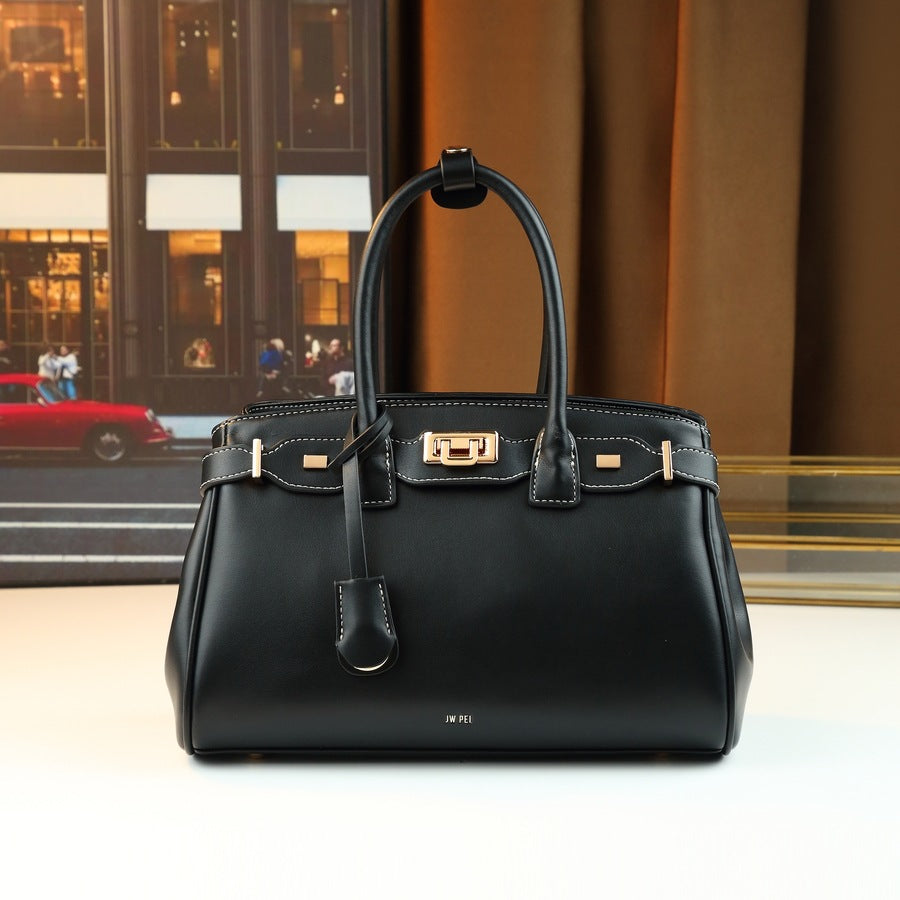 Chic Soft Leather Birkin-Inspired Tote Bag for Women, Premium Multi-Color Handbag with Versatile Commuter Design, Perfect for Work & Everyday