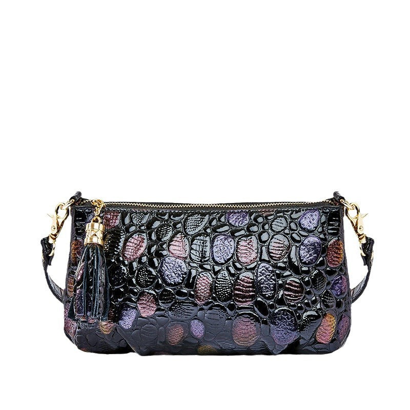 2026 New Patent Leather Large Capacity Bag, Stylish Mom Shoulder Crossbody Top Handle Purse, Premium Handbag for Women
