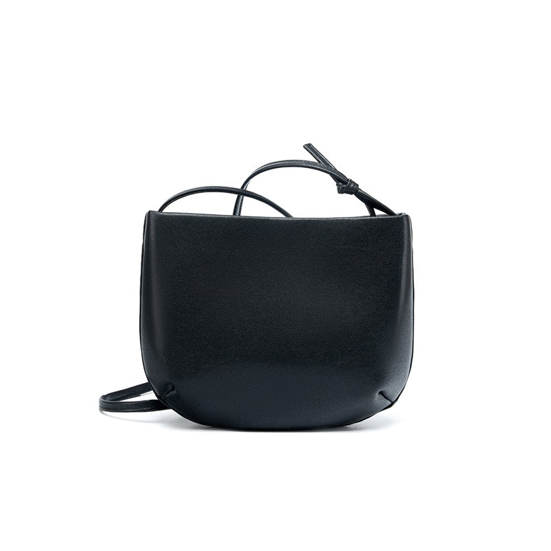 New Red Premium Minimalist Commute Bag, Versatile Shoulder Crossbody Top Handle Purse, Genuine Leather Summer Handbag for Women