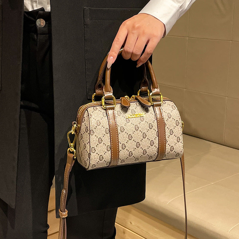 New Arrival Printed Pillow Bag for Women, Trendy Quilted Shoulder Crossbody Handbag with Top Handle, A Chic Everyday Essential