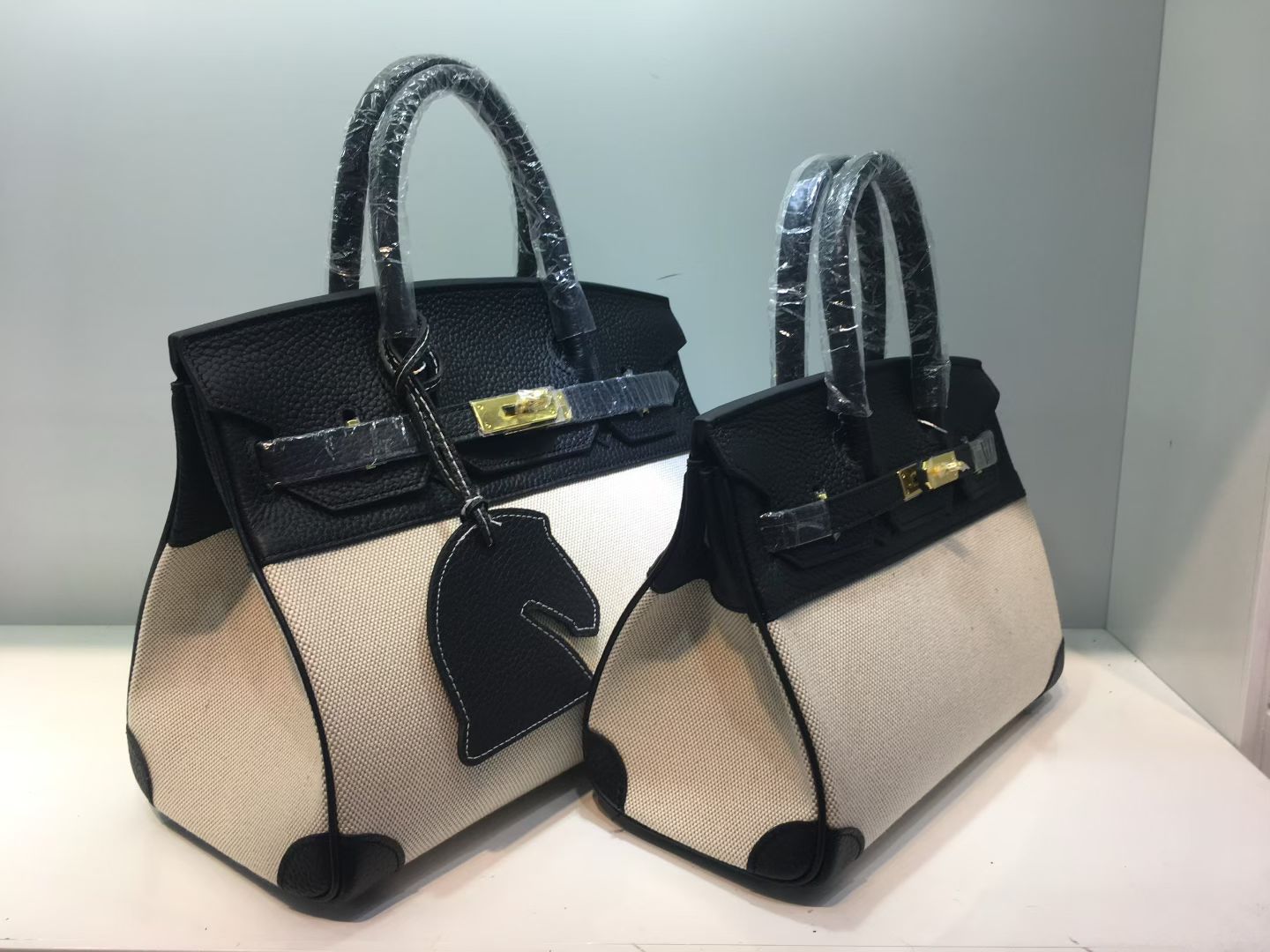 Luxurious Genuine Calfskin Leather Kelly & Birkin-Inspired Tote Bag for Women, Turn-Lock Top-Handle Handbag with Premium High-End Design, New Arrival
