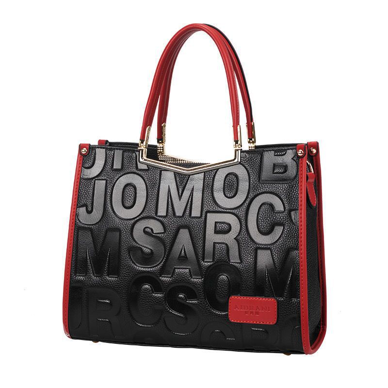 Genuine Top Layer Cowhide Large Capacity Handbag for Women, New Arrival Fashionable Top Handle Purse, Versatile Casual Shoulder Bag for Ladies