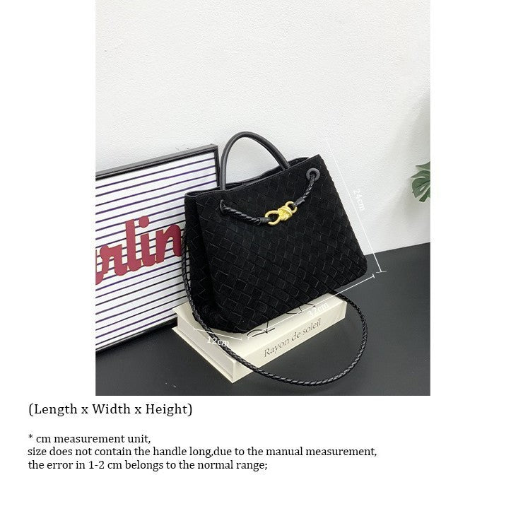 Genuine Leather Metal Bow Casual Handbag for Women, New Fashionable Top Handle Shoulder Crossbody Purse, Simple Chic Everyday Bag for Ladies