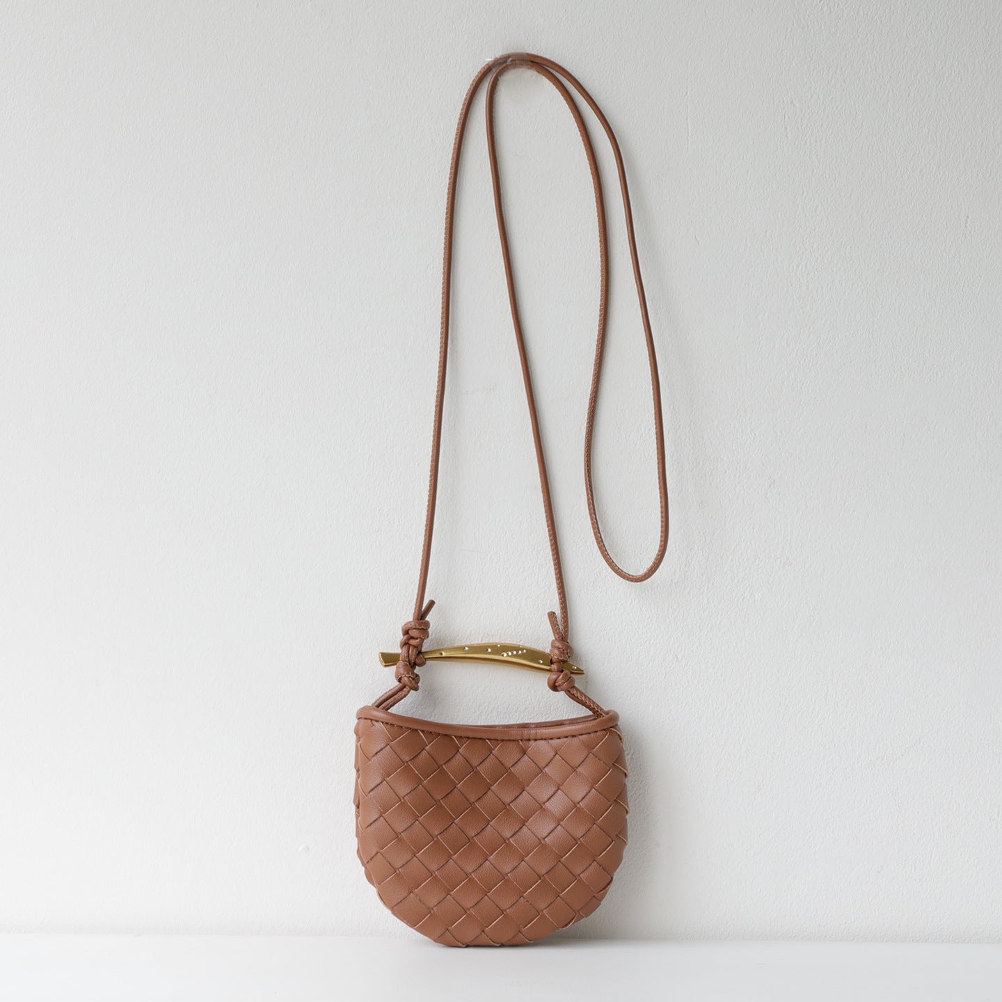 Handwoven Sardine Mini Lipstick Bag for Women Shoulder Handbag, Niche Fashion Purse with Unique Sculptural Design