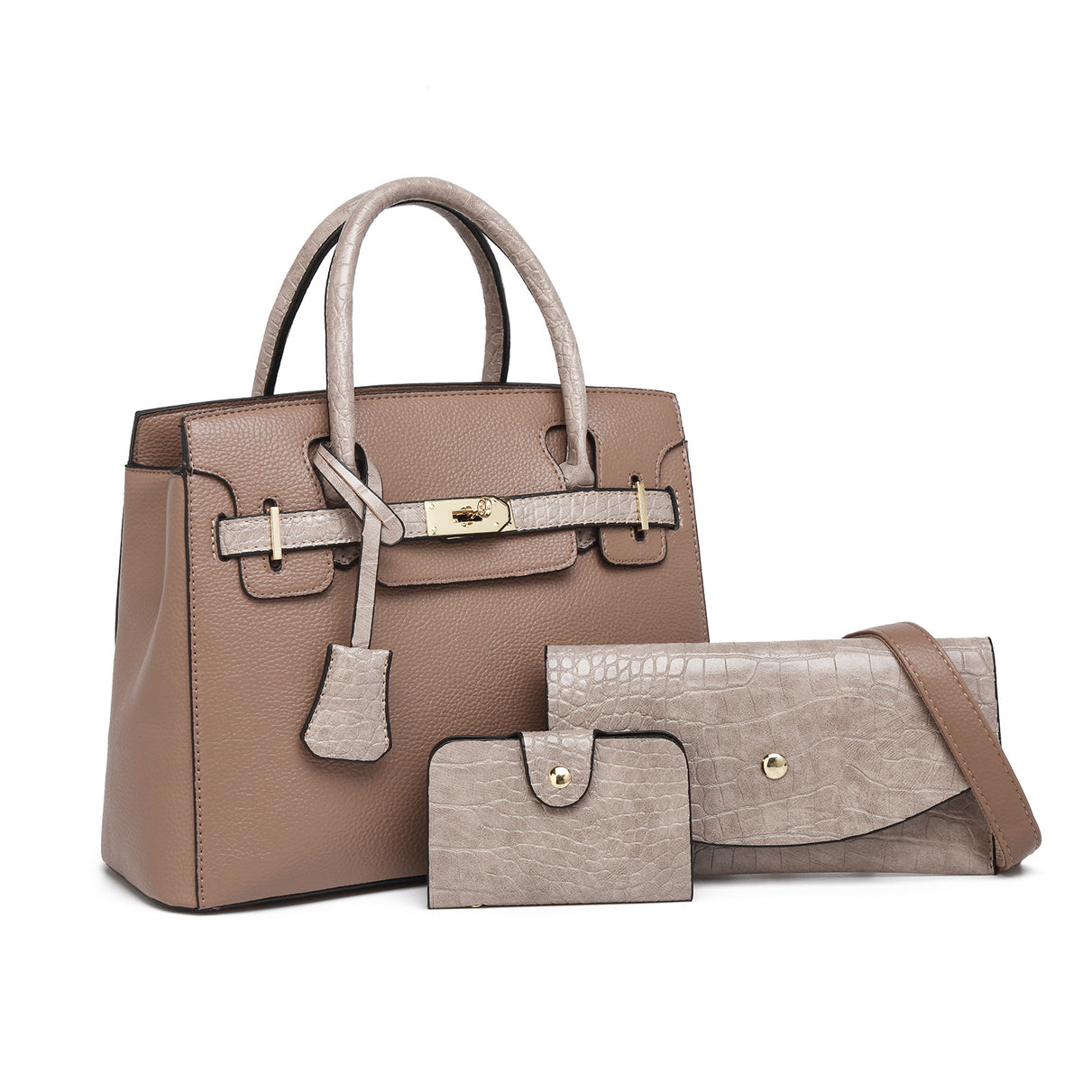 New Arrival Large Capacity Birkin-Inspired Tote Bag for Women, Trendy Versatile Crossbody Shoulder Handbag with Top Handle, Perfect for Casual Commute Work & Everyday Style