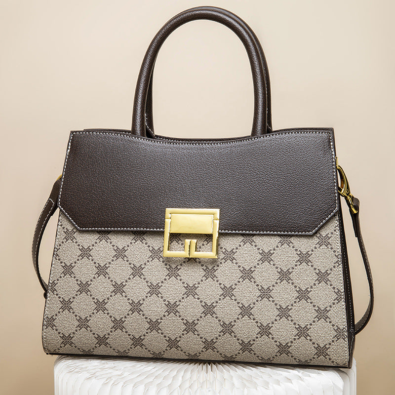Women's Top-Handle Cross-Body Shoulder Bag, High-End Fashionable Handbag with Premium Quality, Trendy Versatile Purse for Work, Commute & Daily Use, This Year's Must-Have Accessory