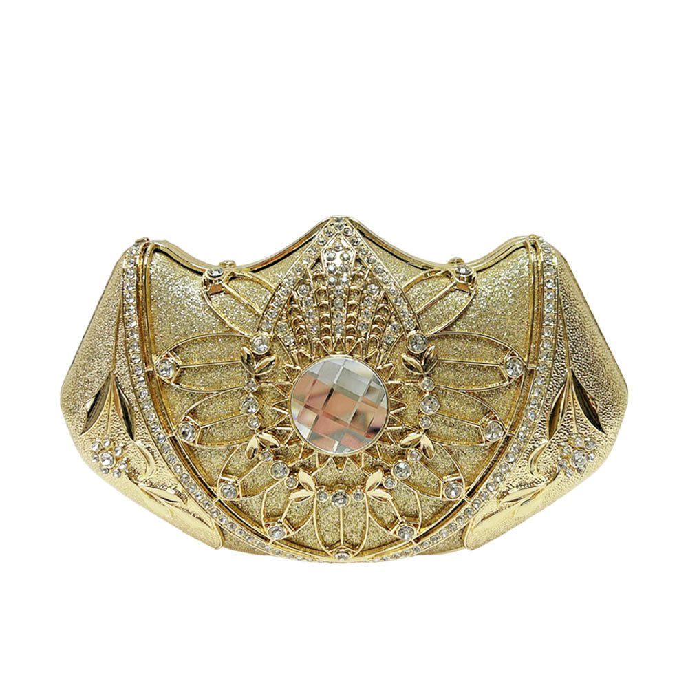Elegant Rhinestone-Embellished Evening Clutch for Women, A Light Luxury Top-Handle Crossbody Bag  Chic Design & Exquisite Heavy-Duty Craftsmanship, Perfect for Banquets Weddings & Formal Events