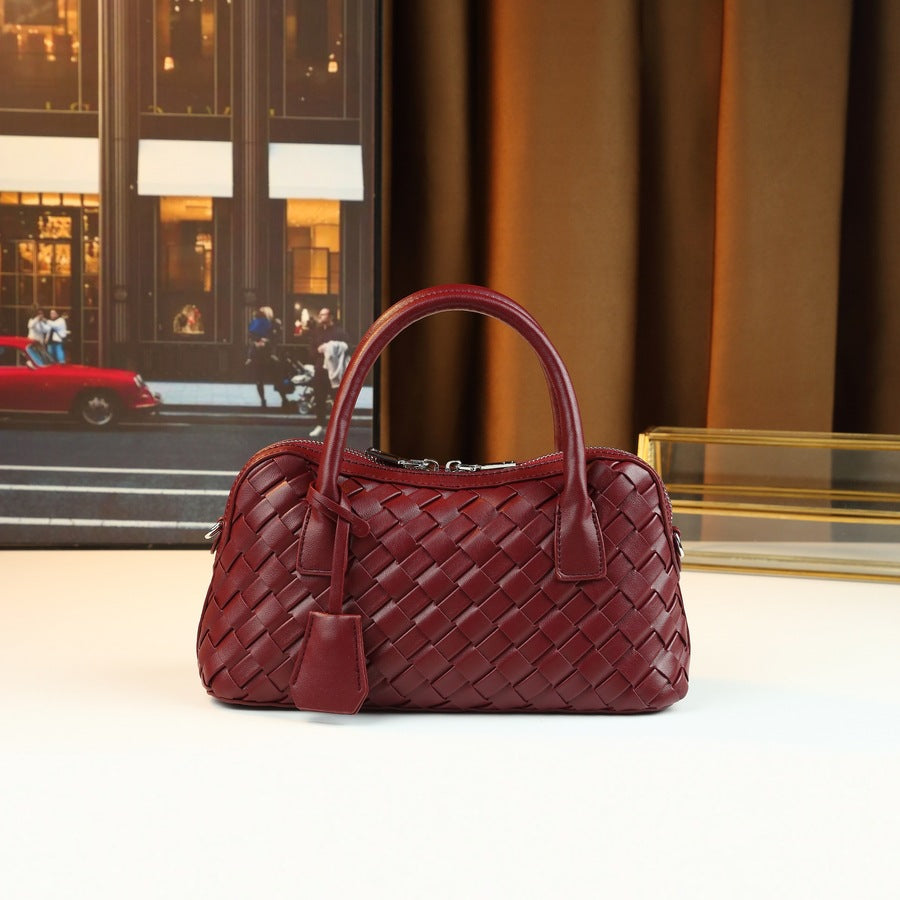 Woven Basket Bag for Women Spring Summer Shoulder Crossbody Handbag, Trendy Fashion Purse with Natural Woven Texture