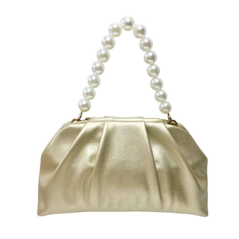 Women's Trendy Solid Color Top-Handle Bag, Casual Clutch Purse for Cheongsam Qipao Dress, Versatile Unique Handbag