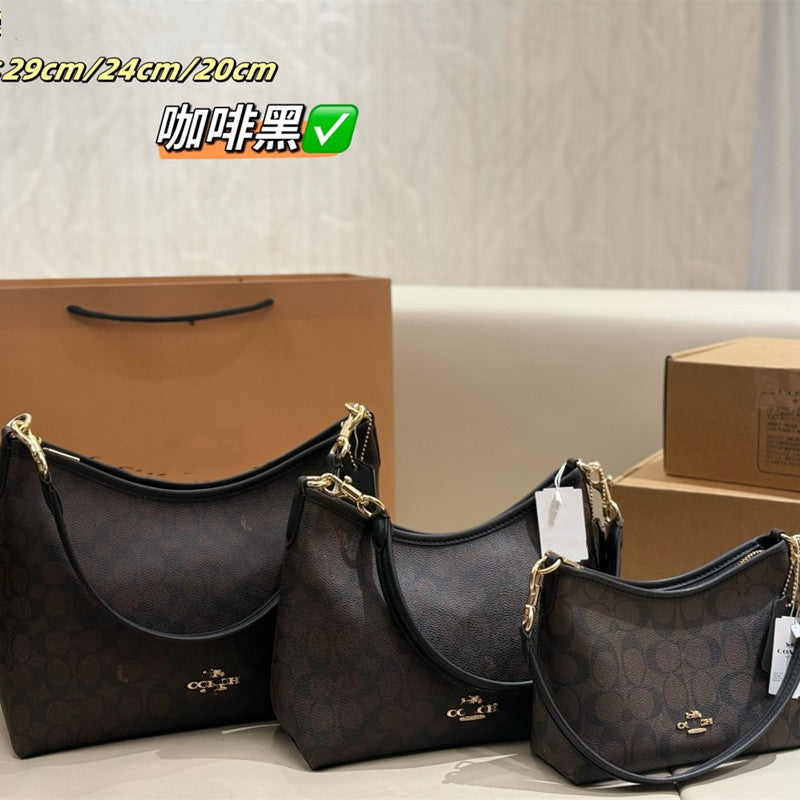 Genuine Leather Tote Bag for Women Trendy Shoulder Crossbody Purse, Versatile Casual Hobo Handbag with Slouchy Silhouette