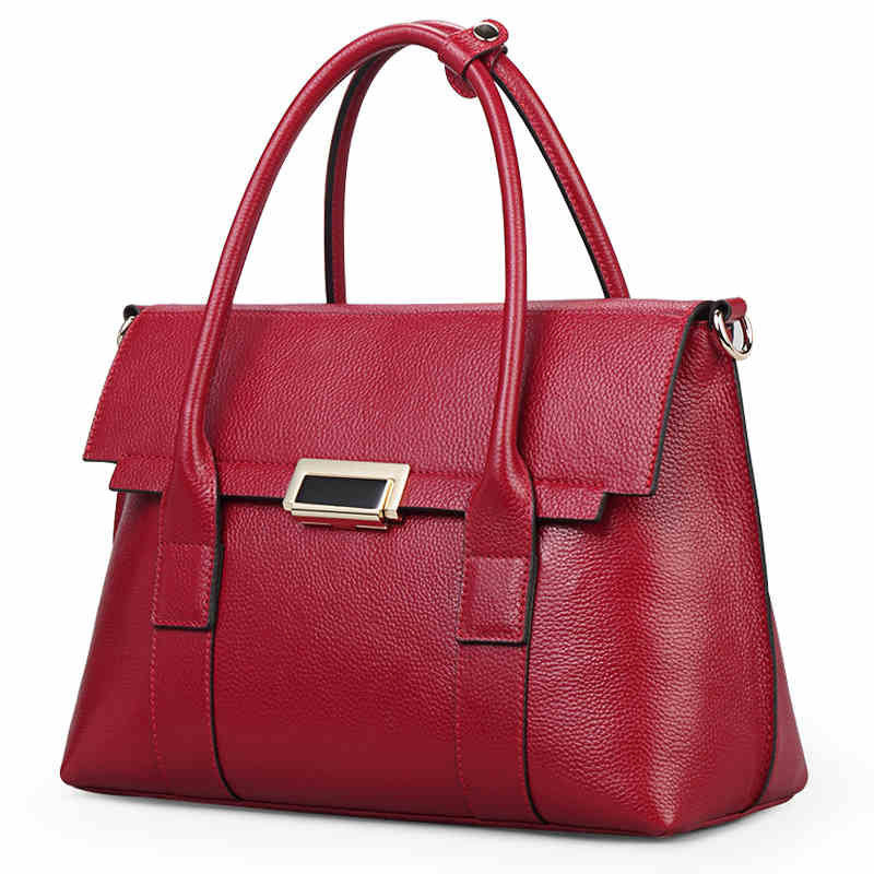 New Arrival Solid Color Genuine Leather Birkin-Inspired Tote Bag for Women, Business Commuter Top-Handle Handbag with Exquisite Stitching Detail, Premium Everyday Purse