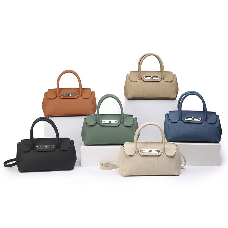 Chic Genuine Leather Birkin & Kelly-Inspired Tote Bag for Women, Trendy Cowhide Top-Handle Crossbody Shoulder Handbag with Fashionable Everyday Design