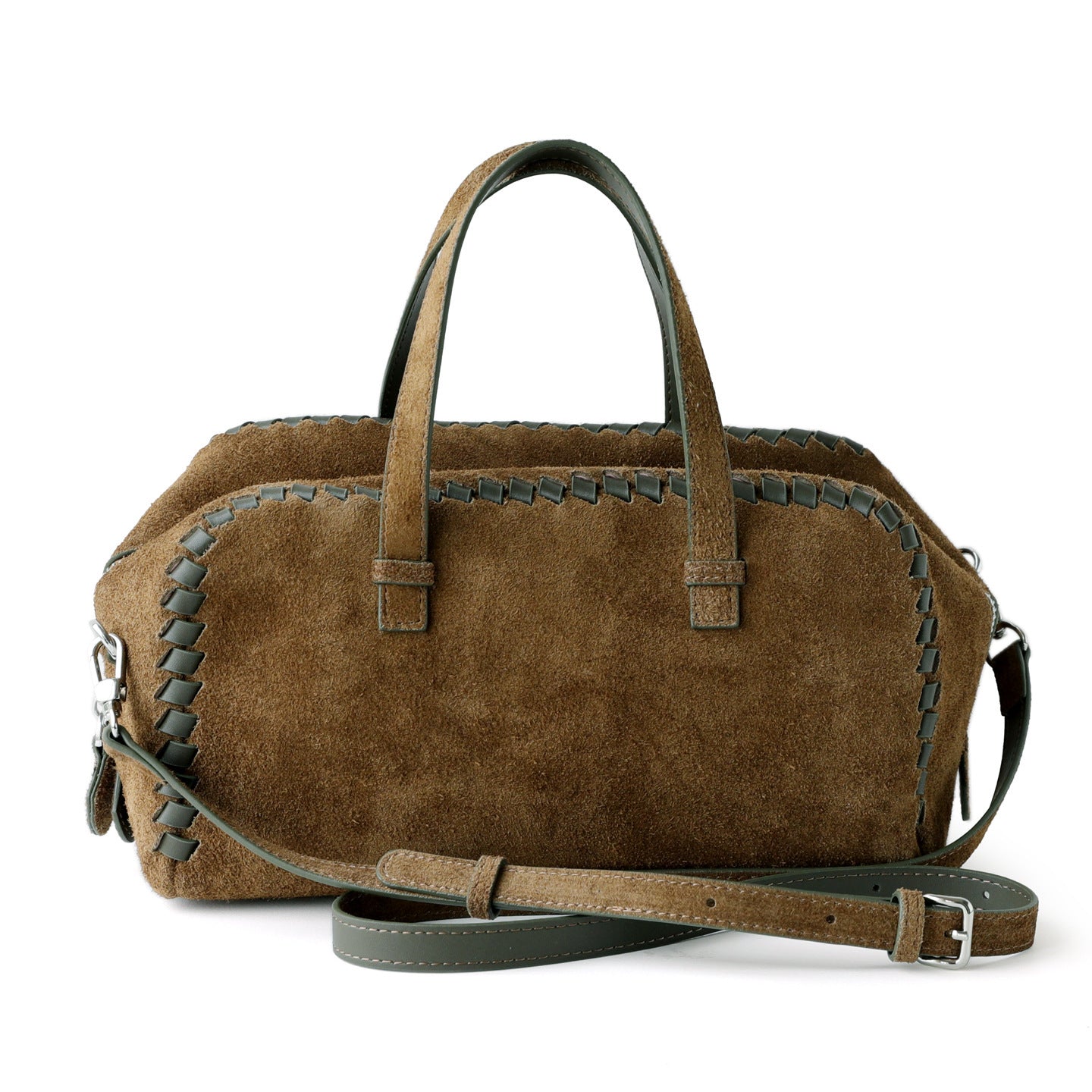Frosted Cowhide Woven Boston Pillow Bag for Women Large Capacity Shoulder Crossbody Handbag, Vintage Genuine Leather Purse with Soft Matte Texture