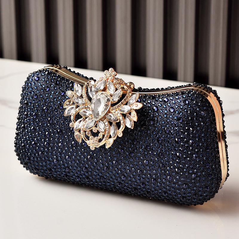 Elegant Luxury Rhinestone Evening Clutch for Women, A Sparkly Formal Dress Party Handbag Perfect for Cheongsam Banquets & Special Occasions