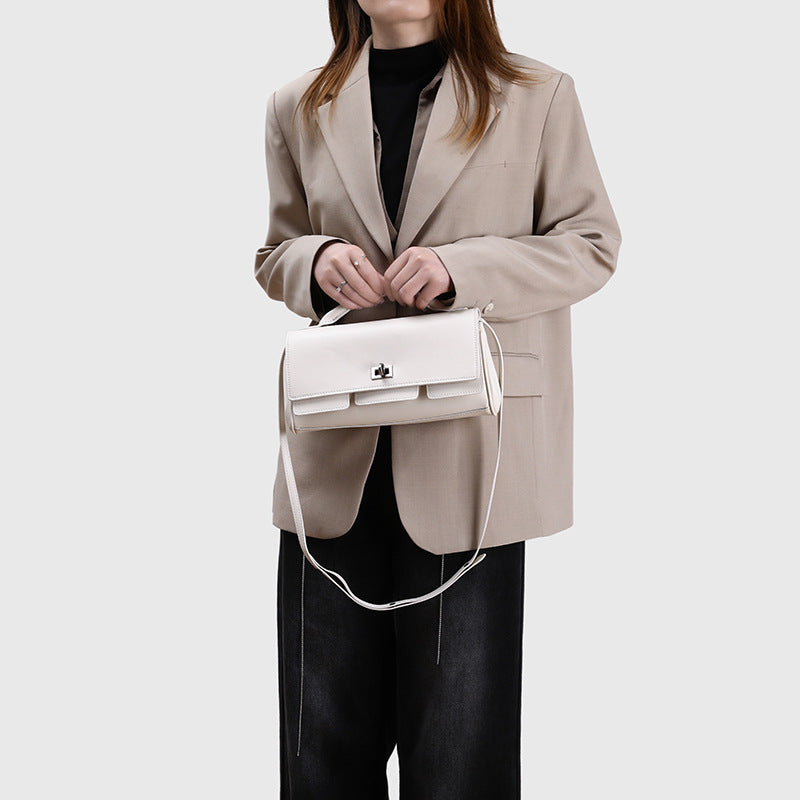 Trendy Baguette Shoulder Bag for Women, Luxe-Textured Handbag with Underarm Carry Style, The Go-to Spring Crossbody Purse for Effortless Chic