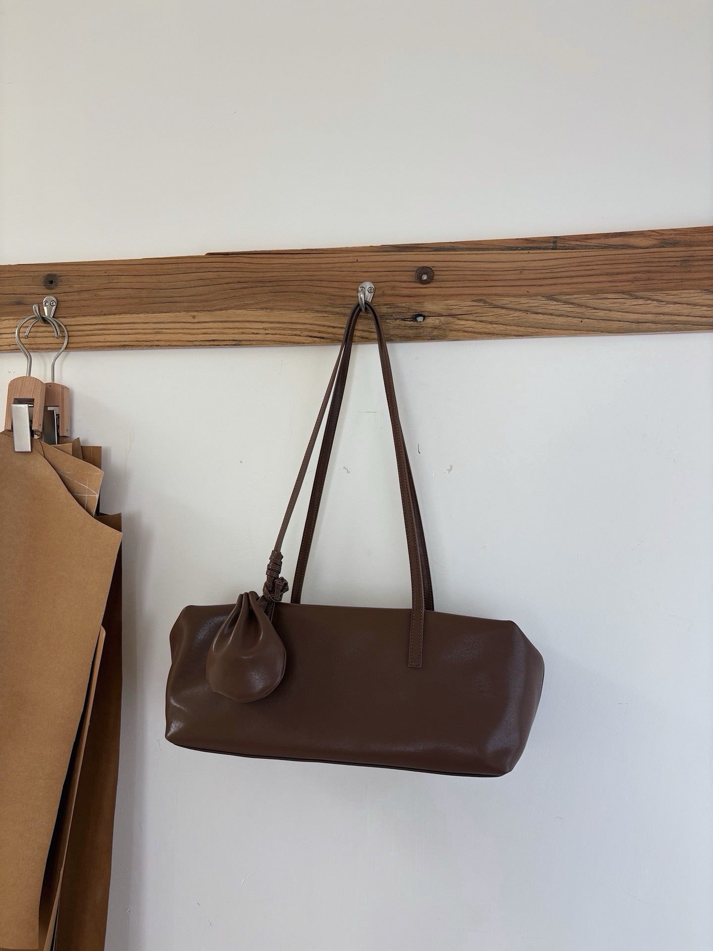 Genuine Leather Large Capacity Cloud Bag for Women, Designer Niche Summer Top Handle Shoulder Purse, Fashionable Casual Handbag for Ladies