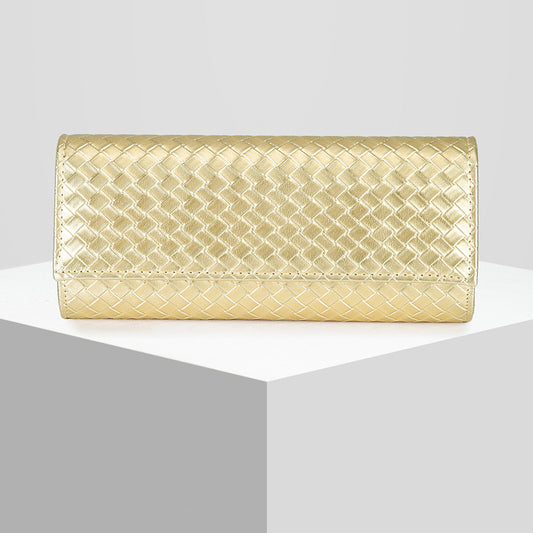 Chic Woven Texture Evening Clutch for Women, A Fashionable Banquet Formal Dress Handbag Perfect for Weddings Parties & Special Occasions
