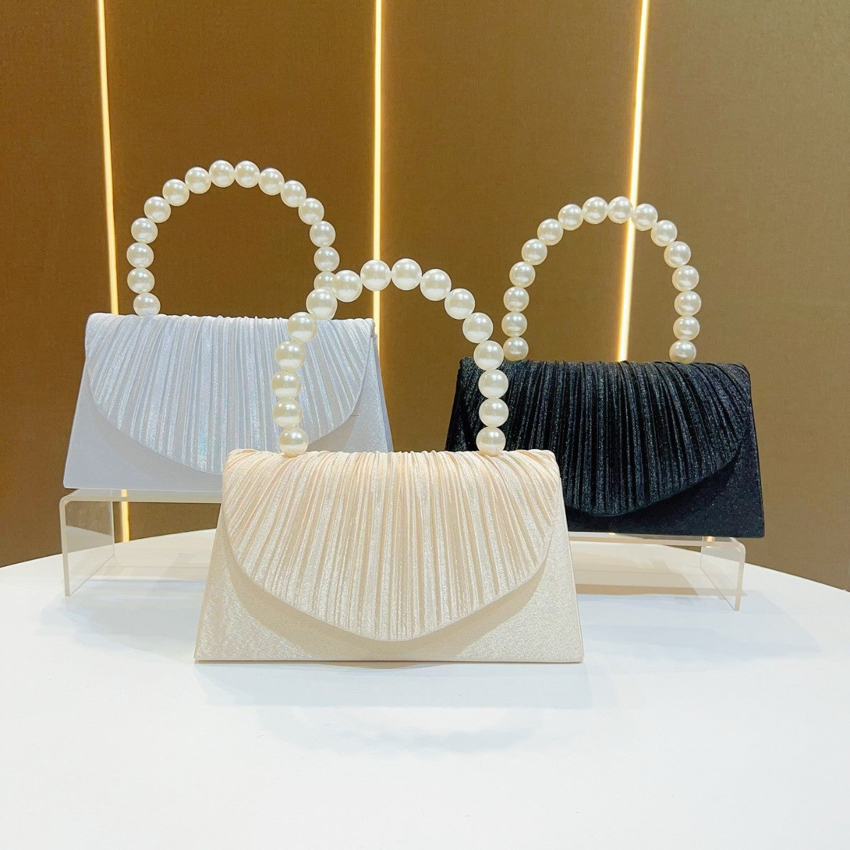 Chic Top-Handle Banquet Bag for Women, A Versatile Crossbody Clutch Shoulder Handbag Perfect for Evening Events & Parties