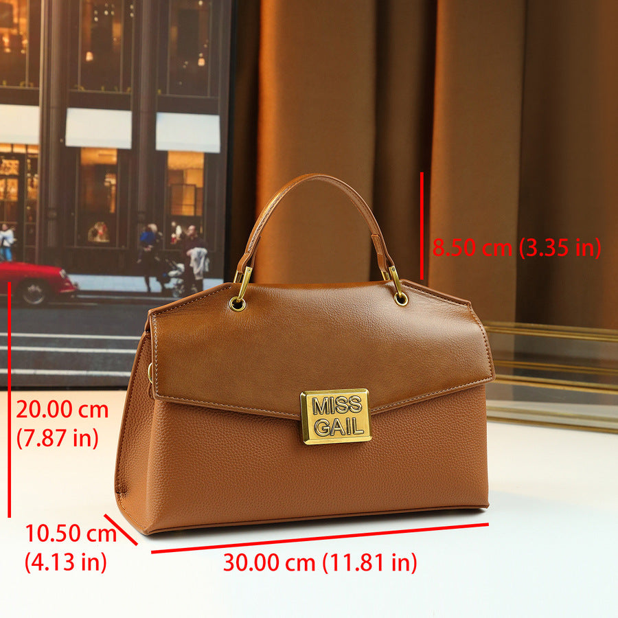 New Arrival Minimalist Large Capacity Boston Bag for Women, A Versatile Top-Handle Shoulder Crossbody Commuter Handbag for Spring/Fall
