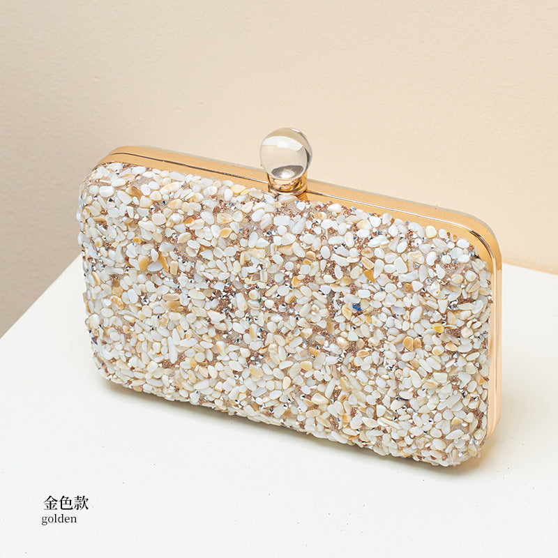 Dazzling Rhinestone Embellished Evening Bag for Women, A Vintage European & American Style Banquet Purse Perfect for Cheongsam Formal Dresses & Special Occasions