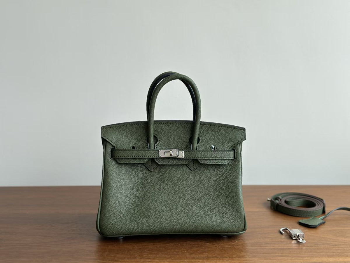 Genuine Togo Pebbled Leather Birkin-Kelly Style Bag for Women, New Large Capacity Classic Shoulder Crossbody Top Handle Purse, Premium Handbag for Ladies