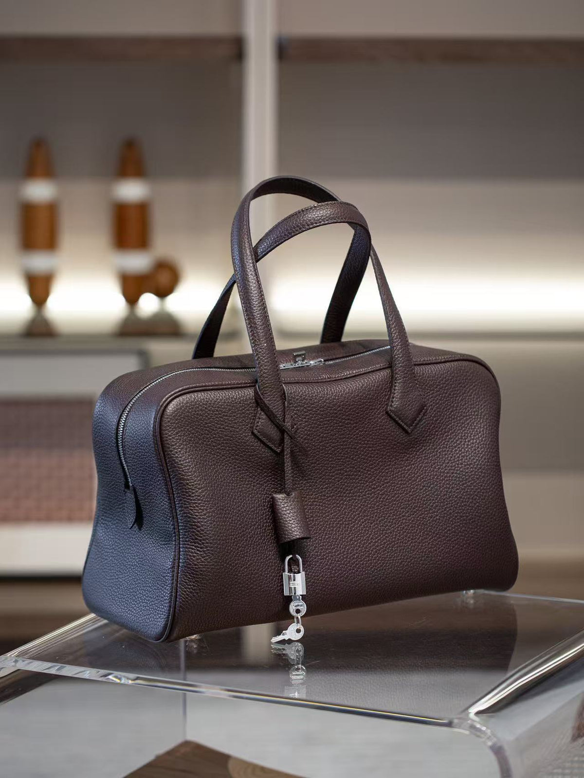 Genuine Top Layer TC Cowhide Victoria Bowling Pillow Bag for Women, 2025 New Top Handle Shoulder Crossbody Purse, Trendy Casual Handbag for Ladies