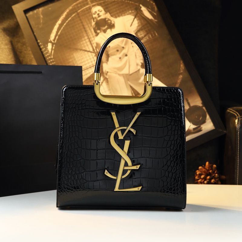 New Arrival Croc-Effect Textured Genuine Leather Tote Bag for Women, An Elegant Shoulder Crossbody Top-Handle Handbag with Premium Design