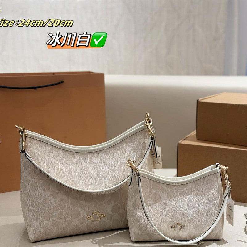 Genuine Leather Tote Bag for Women Trendy Shoulder Crossbody Purse, Versatile Casual Hobo Handbag with Slouchy Silhouette
