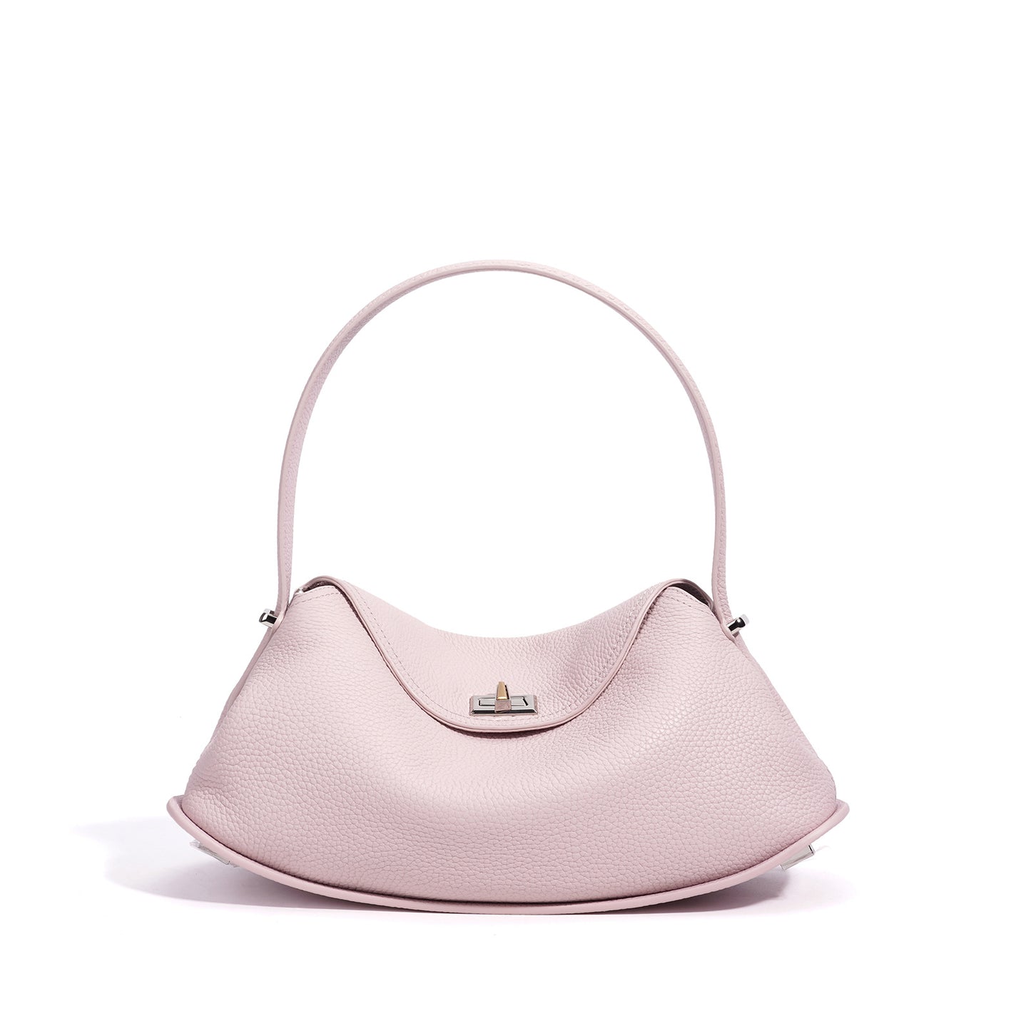 Bestseller Pebbled Leather Versatile Shoulder Bag, Top Layer Cowhide Underarm Top Handle Purse, Fashionable Commute Crossbody Handbag for Women