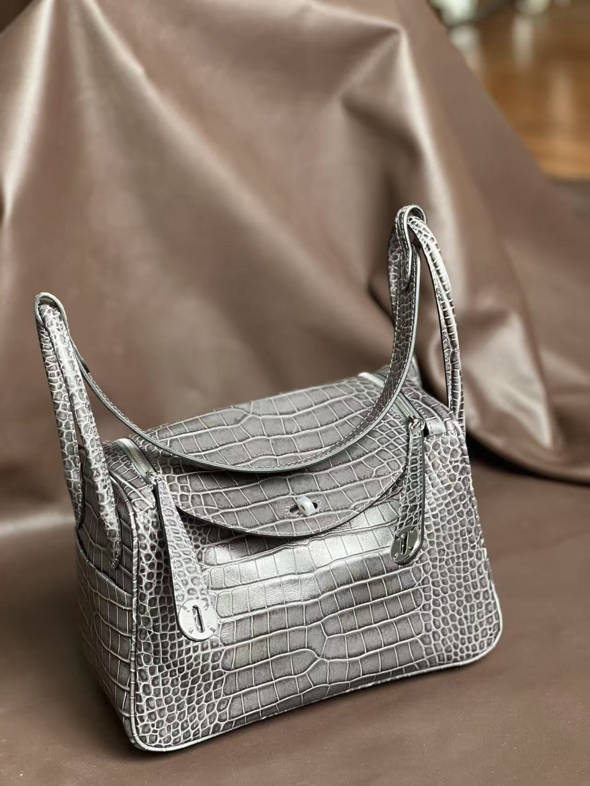 High-End Light Luxury Doctor Bag, Cowhide Handheld & Shoulder Bag