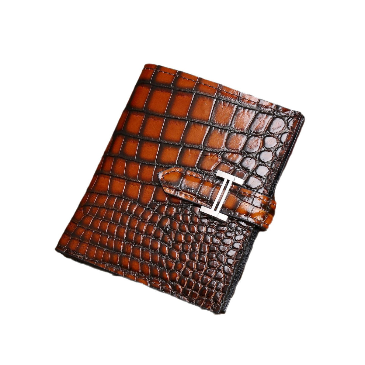 New Arrival Croc-Effect Suit Clutch Wallet for Men & Women, A Multi-Functional Card Holder with Multiple Slots, Perfect Business Accessory