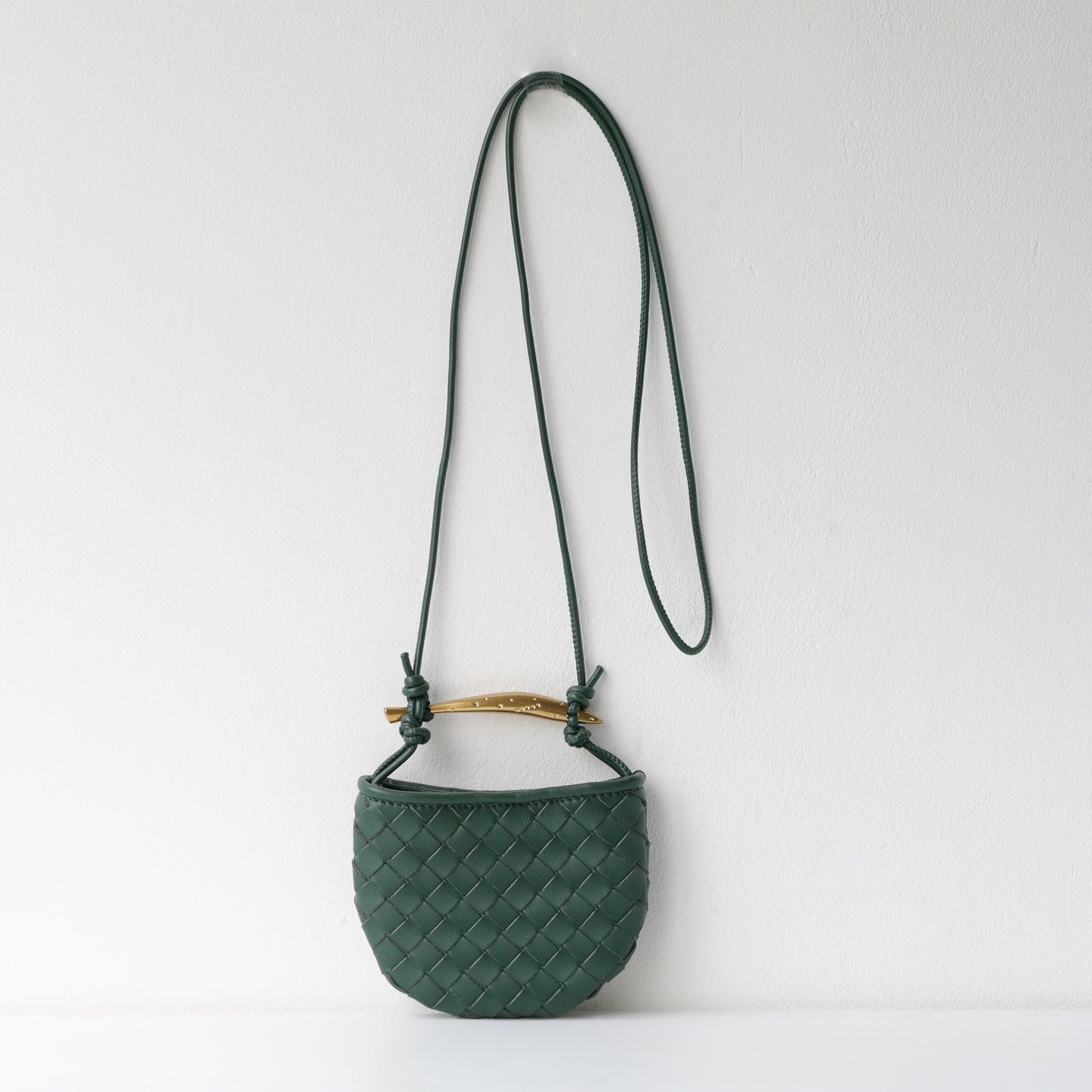 Handwoven Sardine Mini Lipstick Bag for Women Shoulder Handbag, Niche Fashion Purse with Unique Sculptural Design