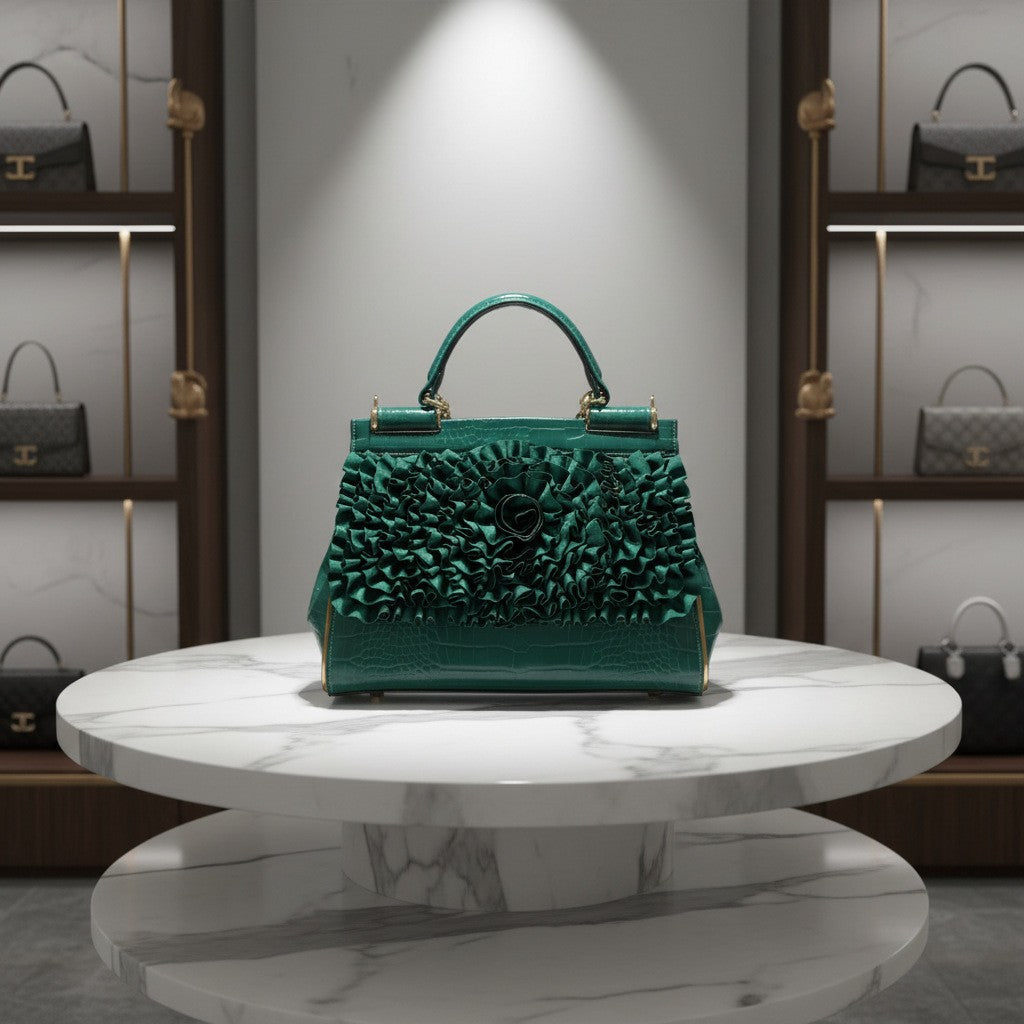 fashion designer handbag for women flower ladies bag