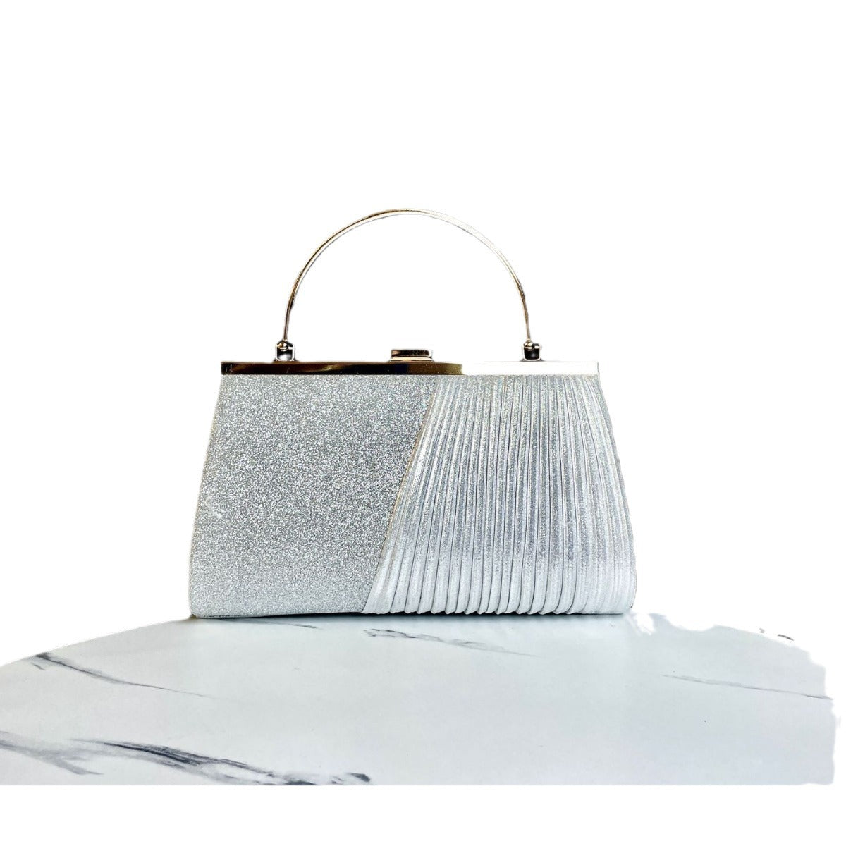 Dazzling Rhinestone-Embellished Small Square Evening Bag for Women, A Sparkly Top-Handle Crossbody Clutch Perfect for Banquets Parties & Special Occasions