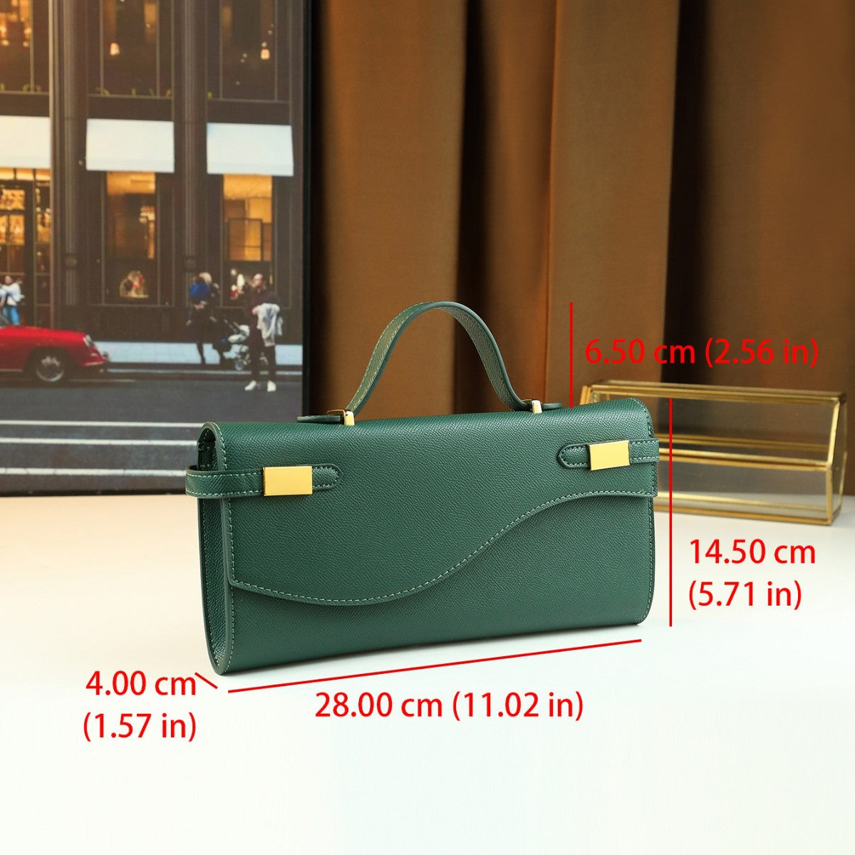 Minimalist Square Bag for Women Niche Designer Shoulder Crossbody Purse, Versatile Commuter Handbag with Clean Modern Silhouette