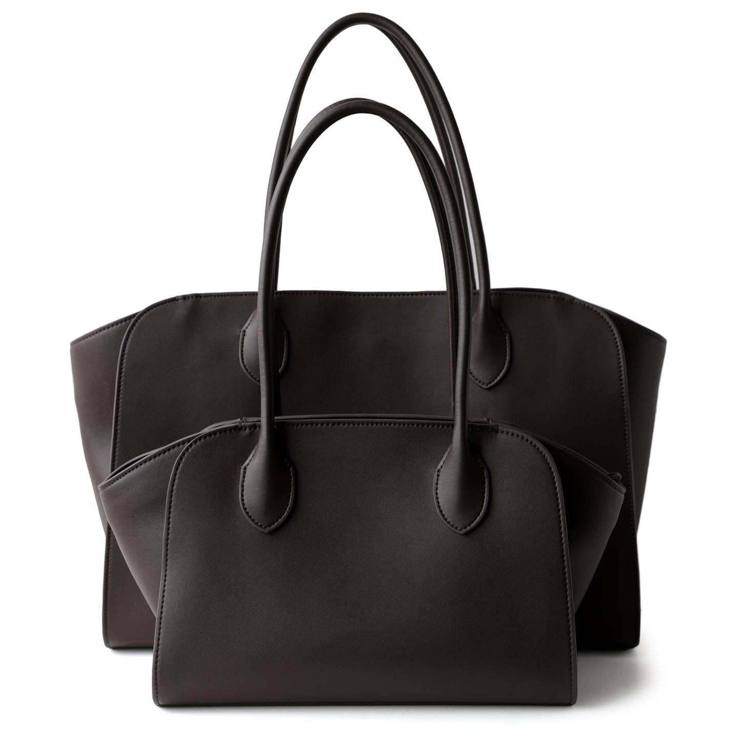 Top Layer Cowhide Tote Bag for Women Large Capacity Commuter Shoulder Handbag, Minimalist Versatile Purse with Premium Leather Finish