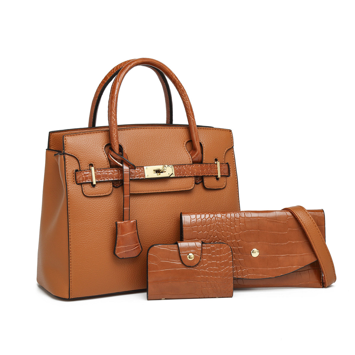 New Arrival Large Capacity Birkin-Inspired Tote Bag for Women, Trendy Versatile Crossbody Shoulder Handbag with Top Handle, Perfect for Casual Commute Work & Everyday Style