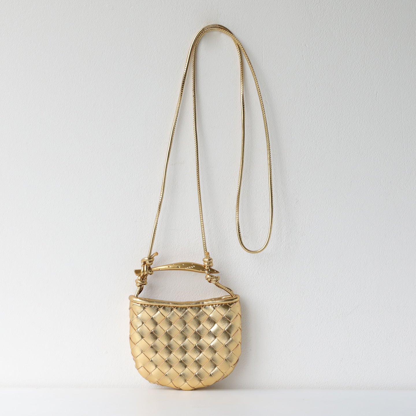Handwoven Sardine Mini Lipstick Bag for Women Shoulder Handbag, Niche Fashion Purse with Unique Sculptural Design