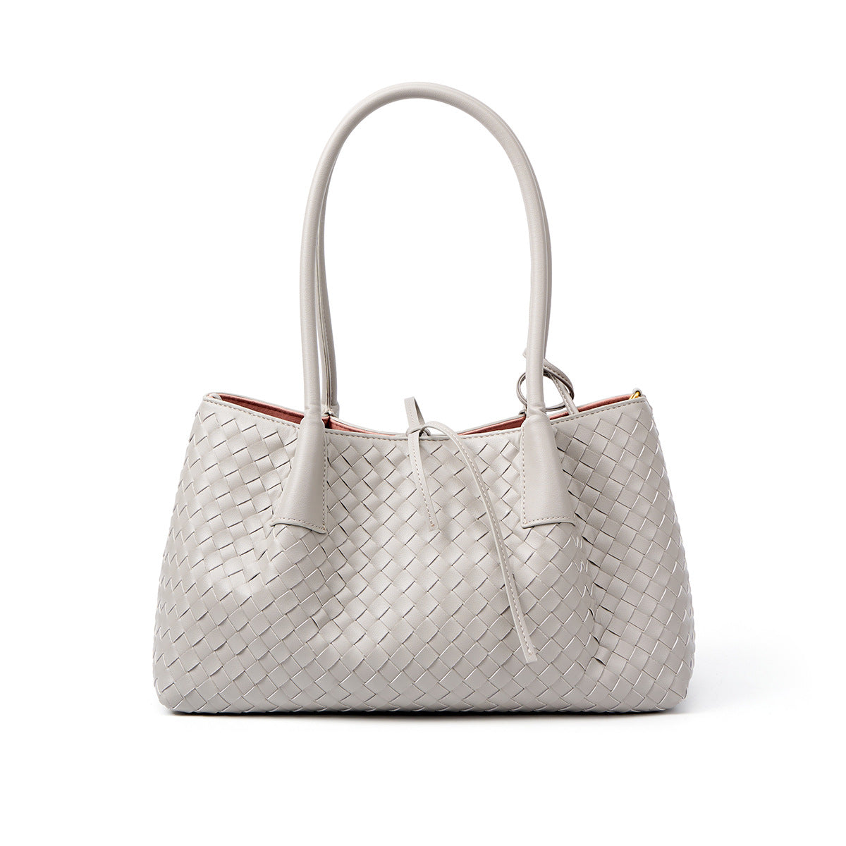 Genuine Cowhide Handwoven Underarm Shoulder Bag for Women, New Cross-Border Versatile Casual Top Handle Tote, Large Capacity Everyday Purse for Ladies