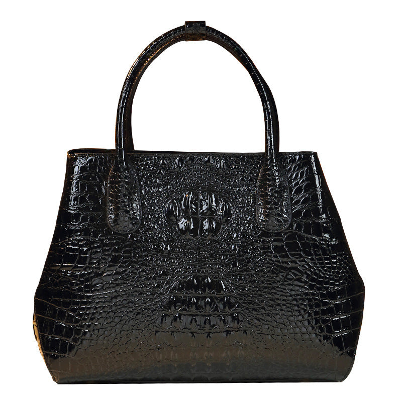Chic Large Capacity Croc-Effect Business Tote Bag for Women, A Versatile Shoulder Crossbody Handbag with Fashionable Design, Perfect for Work & Everyday