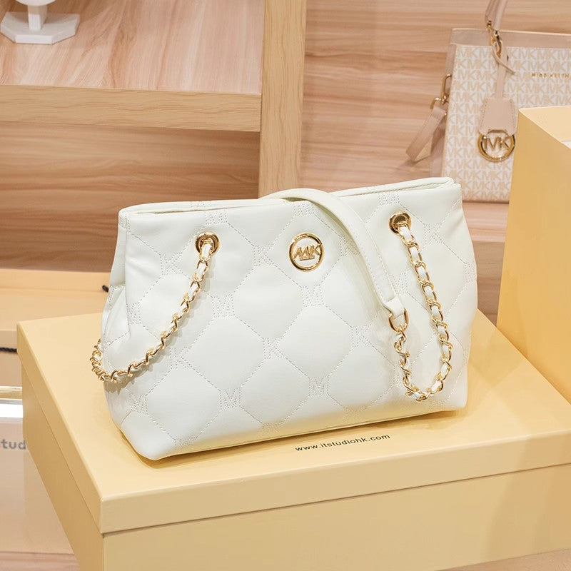 Genuine Leather Underarm Tote Bag for Women, New Fall Winter Large Capacity Commute Shoulder Crossbody Purse, Premium Versatile Handbag for Ladies