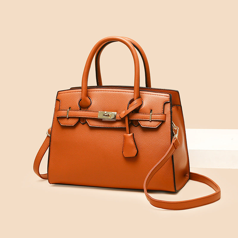 New Arrival Croc-Effect Handbag for Women, A Trendy Versatile Top-Handle Crossbody Bag with Fashionable Design