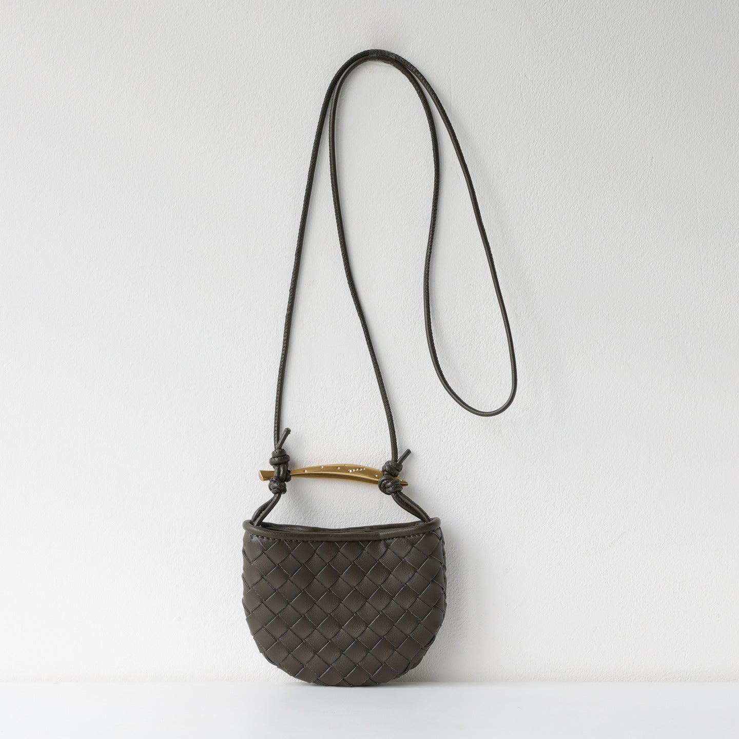 Handwoven Sardine Mini Lipstick Bag for Women Shoulder Handbag, Niche Fashion Purse with Unique Sculptural Design